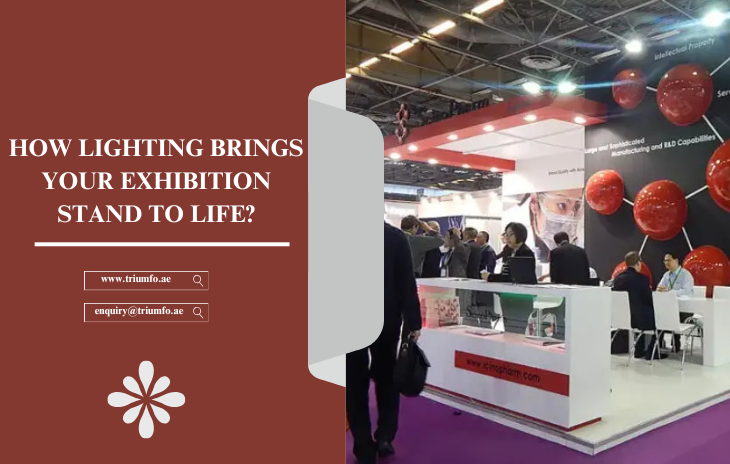 how lighting brings your exhibition stand to life