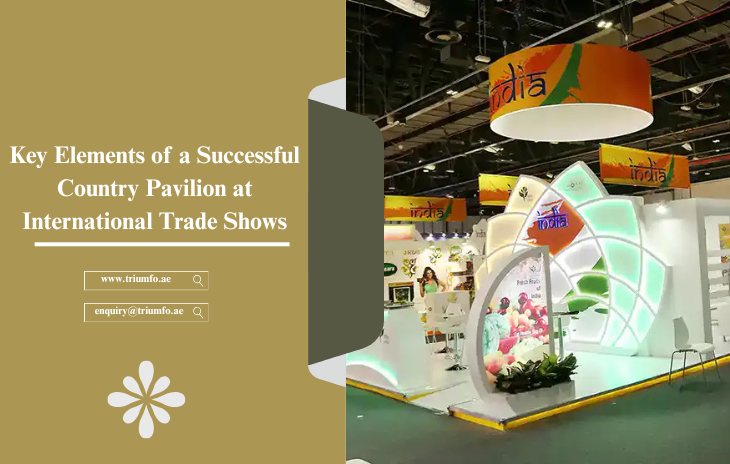 successful country pavilion at international trade shows